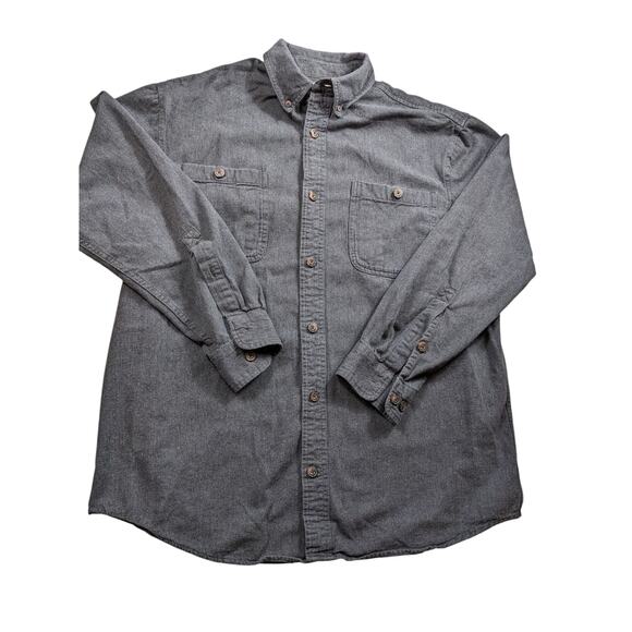 Duluth Trading Flannel Shirt Men Rugged Workwear Lumberjack Free Swingin 89328 - Picture 12 of 16